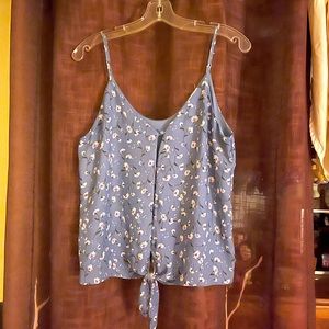 Women spaghetti strap blouse.